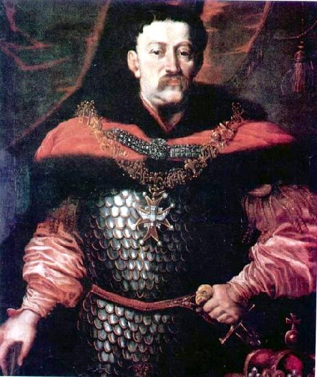 unknow artist Portrait of John III Sobieski. Germany oil painting art